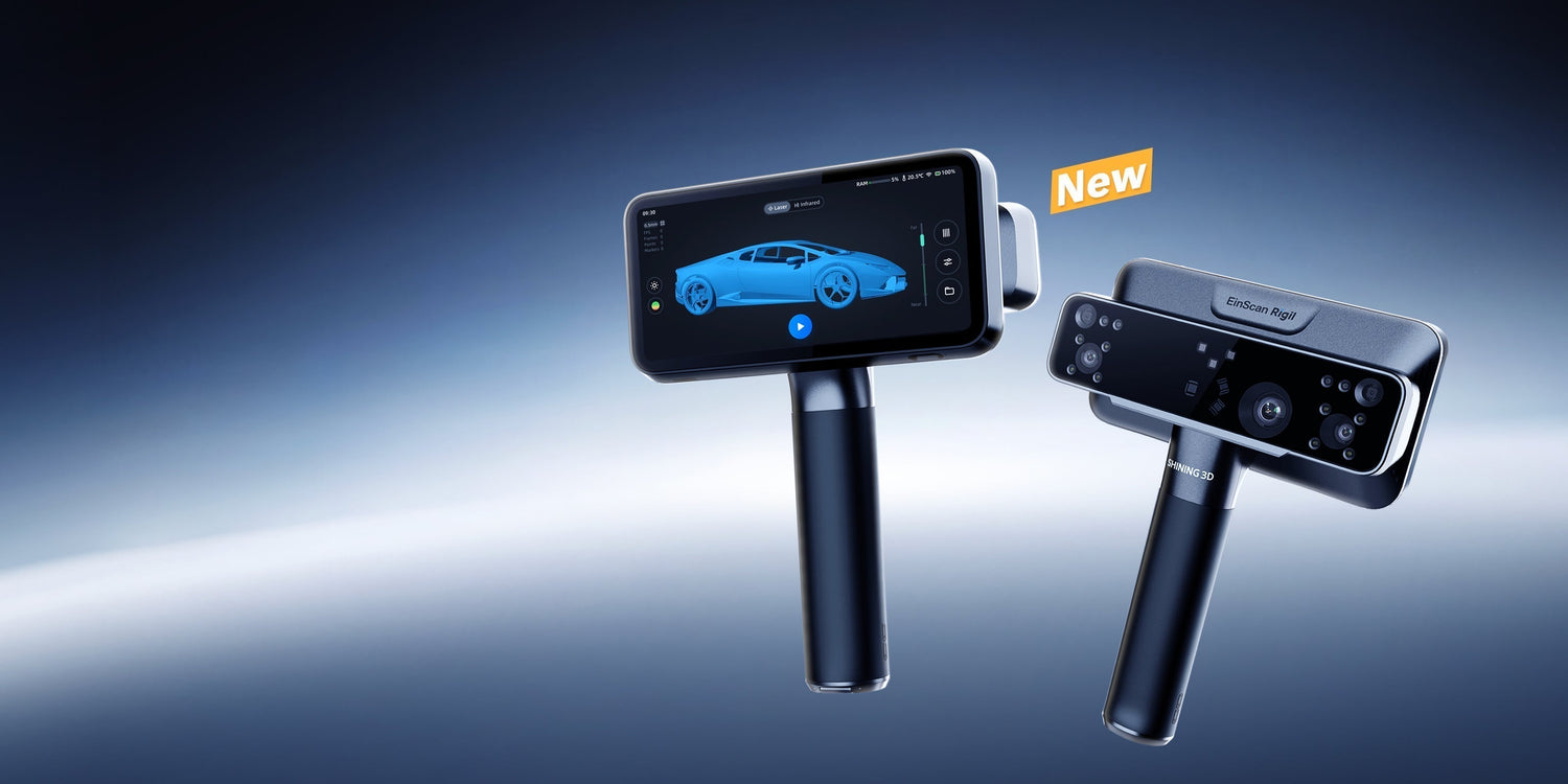 SHINING 3D Launches EinScan Rigil: The World’s First Tri-Mode Laser 3D Scanner