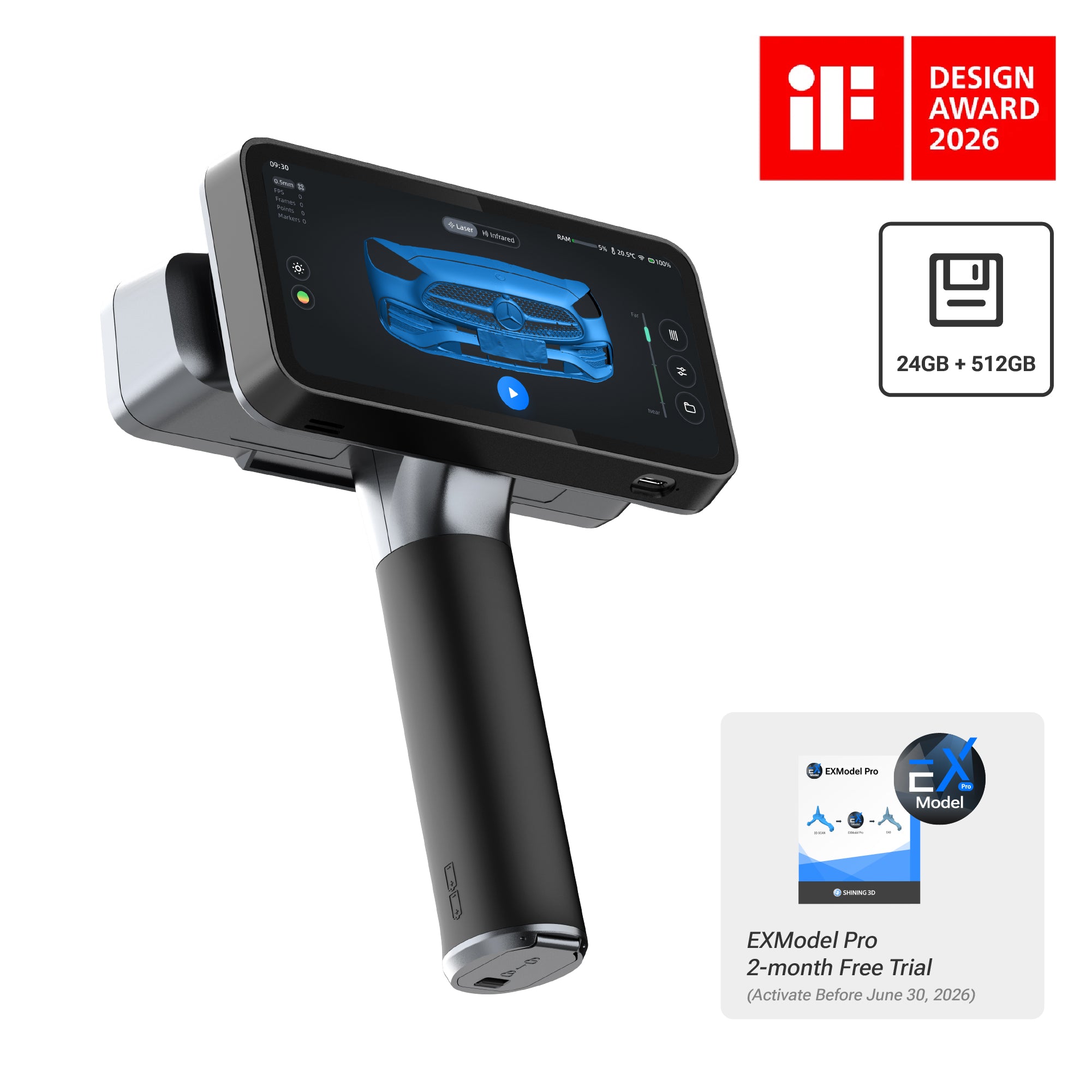 EinScan Rigil Lite | Lite to Start. Light to Create.